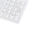 Miniatyrbild 4 av 8: Mus och tangentbord set trådlös 10m fjärranslutning smart sleep fingerboardand mus combo för IOS/Windows/AndroidVit