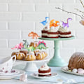 Miniatyrbilde 4 av 7: Dinosaur toppers, 42 stk. dinosaur cupcake toppers, dinosaurfest, dino-tema, muffinsdekorasjon topper for dino-temafest, barnebursdag