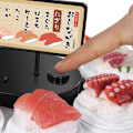 Miniatyrbillede 4 af 5: Roterende Cupcake Maskine Automatisk Roterende Display Bord Svingbakke til Børns Fødselsdagsgaver Sushi