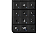 Miniatyrbillede 4 af 8: Mini 2.4G USB Trådløs 2 I 1 29 Tasters Numerisk Tastatur & Lommeregner med LCD-display