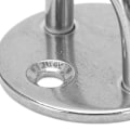Miniatyrbillede 5 af 8: Pad Eye Plade U Krog Rund Rustfrit Stål Kraftig Rustfri til Dør Båd Hængekøje Hjem 6MM