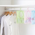 Miniatyrbillede 5 af 5: 3 stk. Tøjklemme Pose Opbevaringskurv med Kroge Hængende Net Opbevaring Bærbar Multifunktionel Opbevaringspose til Badeværelse Garderobe Vasketøjskurv