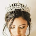 Miniatyrbillede 4 af 5: Hovedetui, Luksuriøse Ædelstene Diamanter Legering Tiara Middag Bryllup Styling Tiara Kvinder Brudepiger Brud Pige
