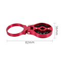 Miniatyrbilde 3 av 5: Styrefremspringfeste, Sykkelcomputermontering for Garmin