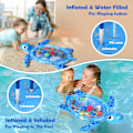 Miniatyrbild 5 av 5: Vattenmatta: Baby Toy Gift Activity Play Mat Uppblåsbar Sensorisk Lekmatta Baby Belly Time Slap Indoor Liten Matta 3 6 9 Månader Nyfödda Pojkar Flickor Småbarn