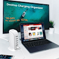 Miniatyrbillede 3 af 5: Sejlbåd Multi-Funktions USB Oplader Multi-Funktions Desktop Opladestation 30W