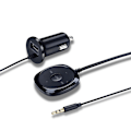 Miniatyrbild 2 av 5: Bluetooth-bilsats Bluetooth-mottagare, Bluetooth handsfree-ljudadapter inbyggd mikrofon luftventilklämma, 2.1A USB-billaddare