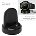 Miniatyrbillede 6 af 8: Smart Watch Oplader Bærbar Opladningsstation til Samsung Galaxy Watch R810 R800