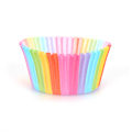 Miniatyrbillede 2 af 5: 100 stk. Farverige Cupcake Forme Papir Bageforme Muffin Forme Kageform