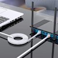 Miniatyrbillede 3 af 5: Cat 7 Ethernet Kabel, Skærmet Ethernet Kabel Fladt RJ45 Netværks LAN Kabel Understøtter 10Gbps 600Mhz - Kompatibel med Cat5/Cat6 Netværk
