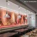 Miniatyrbillede 5 af 5: Lysekrone Industrielt Lys Retro Edison Glas Skærm Lysekrone Lampe Designer Loft Lysekrone E27 Køkken Soveværelse Spisestue