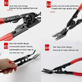 Miniatyrbillede 4 af 5: 2 stk. Clip Remover Tang, Auto Bildør Clip, Universal Tang Trim Værktøj Reparationssæt til Bildør Trim og Panel Kant Tab Ciseas Clip