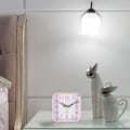 Miniatyrbild 5 av 5: Liten batteridriven analog väckarklocka tyst icke tickande