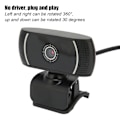 Miniatyrbillede 6 af 8: Computer Kamera Plug and Play Online Undervisning Live Konference Autofokus Fleksibel Driverfri 640x480 USB WebcamC200 Sort Indre Mærke 640x480P