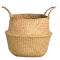 Miniatyrbild 1 av 5: Sjögräs korg Wicker korg Blomkruka Fällbar korg Smutsig korg BG
