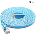 Miniatyrbild 1 av 5: Cat6 Platt Skärmad RJ45 Ethernet Patch Nätverkskabel Pläterad Kontakt STP Ledningar för Hög Hastighet Dator Router Ethernet LAN Nätverk