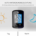 Miniatyrbillede 4 af 5: GPS Cykelcomputer Trådløs Speedometer Odometer Cykel Tracker Vandtæt Racercykel MTB Cykel Bluetooth