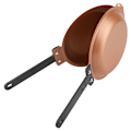 Miniatyrbillede 5 af 5: Dobbeltsidet Non-stick Vendbar Stegepande Stegt Æg Pandekage Maker Husholdnings Køkkenudstyr