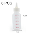 Miniatyrbillede 2 af 5: 6 stk. 50 ml Sutteflaske til Baby Kæledyr - Små Dyr/Katte/Hunde/Hvalpe/Killinger