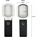 Miniatyrbillede 3 af 5: LED Lup på Fod 5X 25X Bordlupe med Sammenklappeligt Stativ Belyst Læselupe Lampe Lupe 3 LED-tilstande til Læsning, Reparation, Syning