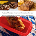 Miniatyrbilde 3 av 5: 2 stk. silikon brødform non-stick silikon bakeform Enkel frigjøring og bakeform for hjemmelagde kaker, brød, kjøttpudding og quiche