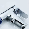 Miniatyrbillede 4 af 6: Brusearmatur vask varmt og koldt dual-use et-hul armatur legering