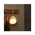Miniatyrbild 4 av 4: LED nattlampa touch sensor fjärrkontroll söt tecknad lampa USB uppladdningsbar silikon djur kreativ vägglampa för barn present färg USB blå katt