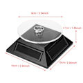 Miniatyrbillede 7 af 10: Solar Showcase 360 Graders Drejeskive Roterende Smykke Organizer Display Stand (Sort)