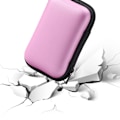 Miniatyrbild 3 av 5: 1 st Mini Förvaringsväska Gadgets Organizer Bärbar Väska För Hörlurar U-Disk Datakabel Varm (Rosa)11*7.5*4cm