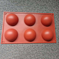 Miniatyrbild 4 av 5: 6-håls silikonformar för halv sfär, för att göra varm chokladbomb, tårta, gelé, kupolmousse