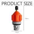 Miniatyrbild 5 av 5: Luftventilsadapter, uppblåsbar båt Sup-pumpadapter med munstycke, multifunktionell Sup-pumpadapter kompressor luftventilsadapter för stand up paddle boa