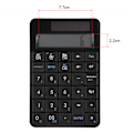 Pikkukuva 6 / 8: Mini 2.4G USB langaton 2 in 1 29 näppäimen numeronäppäimistö ja laskin LCD-näytöllä