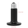 Miniatyrbilde 1 av 2: 110V Infrarød Keramisk Emitter Varmelampe Pære for Reptil Kjæledyr 50W