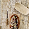 Miniatyrbillede 2 af 5: 1 stk. Køkken Lang Dej Rattan Kurve, Hævekurv Rattan Bage Brødkurv Madopbevaringskurve (21 x 15 x 8 cm)