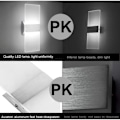 Miniatyrbild 6 av 6: Akryl LED-vägglampa 12w Kallt vitt 6000k Upp- och nedlampa för sovrum Hallway Trappa Badrum Inomhusbelysning Lampor Heminredning Ej dimbar Nej