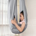 Pikkukuva 2 / 4: Lasten Keinu Riippumatto, Sisäkeinu Joustava Cuddle Hammock Sensory Swing Ihanteellinen Aspergerille ja aisti-integraatiolle sekä