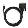 Miniatyrbilde 1 av 5: Mini Displayport til DVI Konverteringskabel DP Hann til DVI Hann Kabel for Datamaskinprojektor, Svart