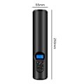 Miniatyrbillede 5 af 5: Mini Dækpumpe Digital Bærbar Luftkompressor 12V, Trådløs Version 2000mAh Genopladeligt Lithium-ion Batteri, Egnet til bil/cykel luftpumpe,