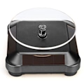 Miniatyrbilde 2 av 5: Solcelled Displaystativ Dreieskive, Batteri Dobbelt Brukt Roterende Display for Smykker Spinner Klokker Hobby Samling Hylle