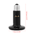 Miniatyrbillede 6 af 8: Infrarød Keramisk Emitter Kæledyrs Varme Lampe Reptil Pære 150W