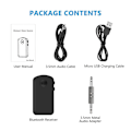 Pikkukuva 5 / 5: Bluetooth V4.1 aux -sovitin, Audio-vastaanotin autosarja, koti Hi-fi -järjestelmään, kannettava langaton audio-sovitin 3,5 mm Aux handsfree-autoon