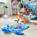 Miniatyrbild 2 av 5: Vattenmatta: Baby Toy Gift Activity Play Mat Uppblåsbar Sensorisk Lekmatta Baby Belly Time Slap Indoor Liten Matta 3 6 9 Månader Nyfödda Pojkar Flickor Småbarn