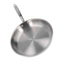 Miniatyrbillede 3 af 8: Stegepande i rustfrit stål, fortykket 304 rustfrit stål, ubelagt 3-lags stegepande i rustfrit stål til omeletmadlavning 28 cm