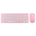 Miniatyrbillede 1 af 5: Pink Trådløst Mus og Tastatur Sæt Kontor Gaming til Notebook Computer 3-Hastigheds Mikro Receiver