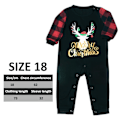 Miniatyrbillede 5 af 5: Baby Julepyjamas Sødt Hjorte Print Langærmet Totem Pyjamassæt