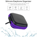 Miniatyrbillede 3 af 5: 1 stk. Hård Æske Gadget Etui Opbevaringspose Til Nøglering Hovedtelefoner Kabel USB Data Line, 7.5*7.5*2.8cm