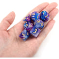Pikkukuva 3 / 7: Monitahokas RPG-noppasarja 42 kpl Dungeons and Dragons -peliin, 6 kuviota, 6-sivuiset nopat noppapeleihin ja roolipeleihin, mukana 6 flanellipussia -C-C-C-C