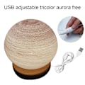 Miniatyrbillede 3 af 5: Planet lampe Solnedgang bordlampe Atmosfære Regnbue lampe Vandrende planet natlampe Sengelampe
