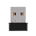 Miniatyrbillede 5 af 8: Mini 2.4G USB Trådløs 2 I 1 29 Tasters Numerisk Tastatur & Lommeregner med LCD-display