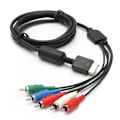 Pikkukuva 1 / 5: Komponentti RCA A/V -kaapeli teräväpiirtoa varten Playstation 2 ja PlayStation 3 -konsolille, 1,8 m